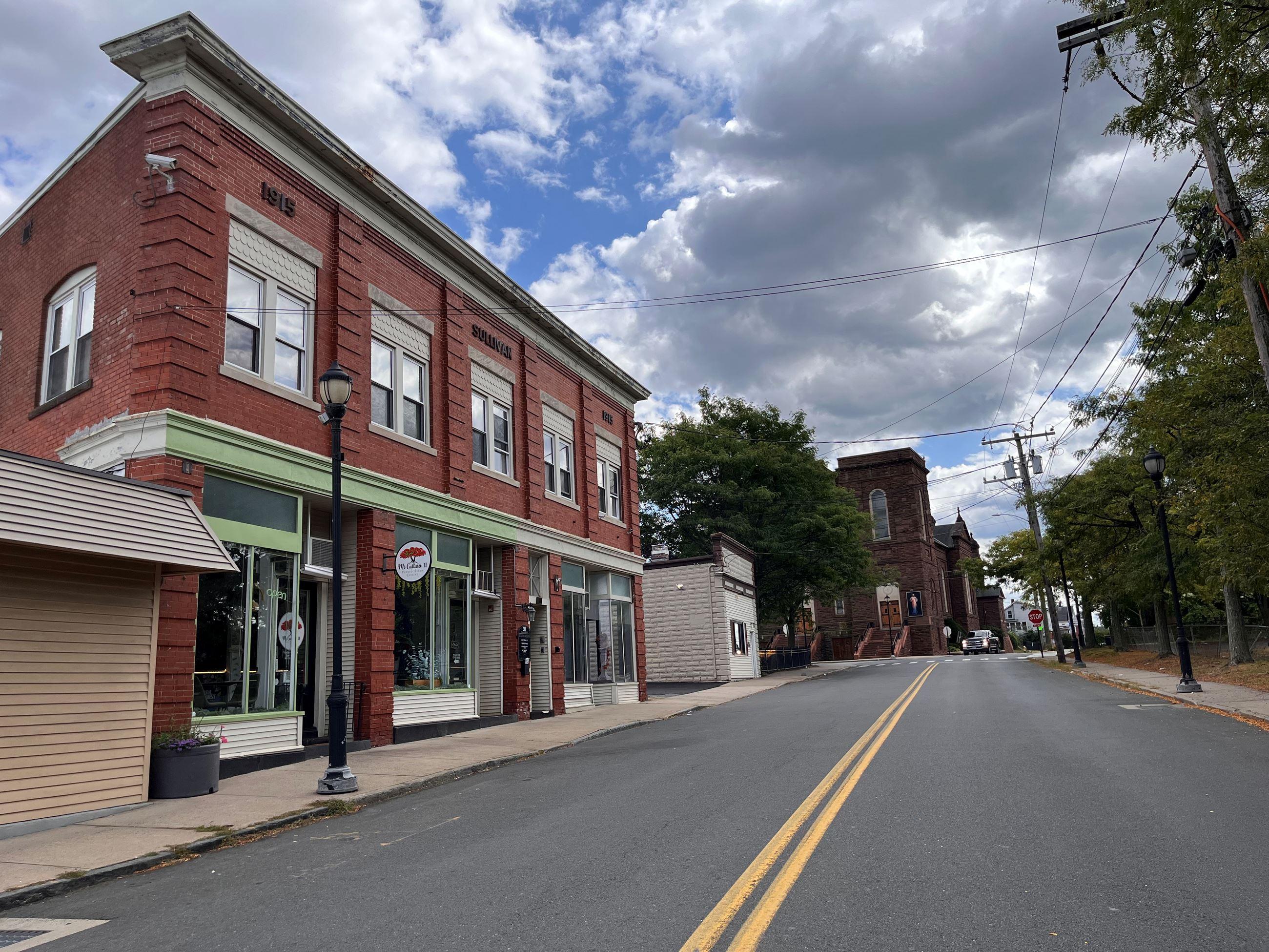 Historic Thompsonville Main Street, Enfield Connecticut